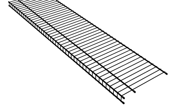 сетчатая полка черный муар 300