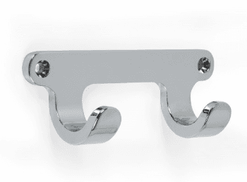 BRD K220CP.2 Крючок TWIN 2-х рожковый Хром полированный (заказ)