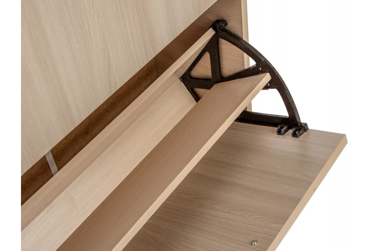 Обувница ДВУХУРОВНЕВАЯ (лев+прав+2упора+4втулки) черный