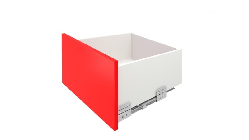 BRD SB41W.1/500 Комплект СТАРТ 199 мм PUSH+SOFT (от нажатия + плавное закрывание), белый