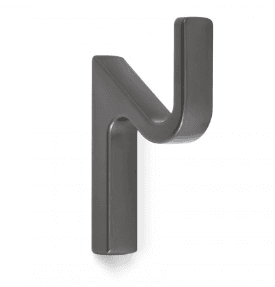 BRD K107MDN.13 Крючок ZIGZAG однорожковый Матовый темный никель (заказ)