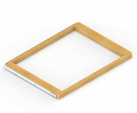 Аристо Выдвижная рамка для корзин 613*437*33 мм светлое дерево/белый GSA 0301/W (снято) SALE