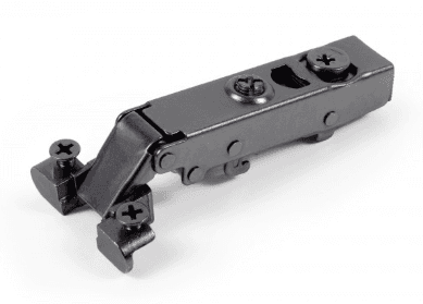 BRD H663A/BN Петля накладная с доводчиком для АЛЮМ профиля FRAME черный никель (без планки) (снято)