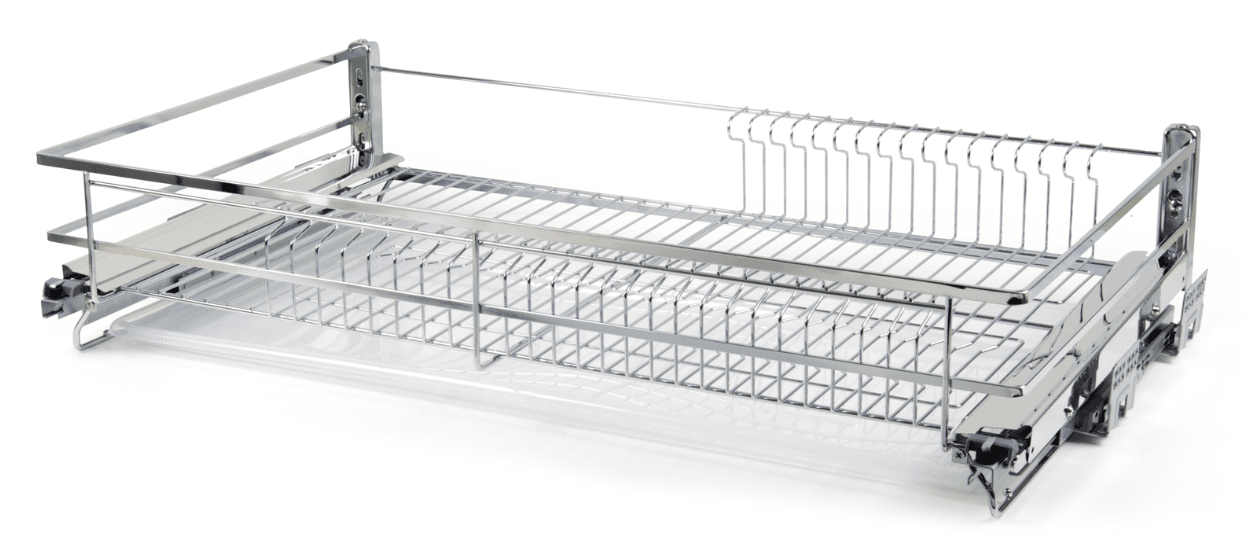 BRD Корзина-сушка выдвижная, одноуровневая MIRA KRS06/1/3/900 с доводчиком