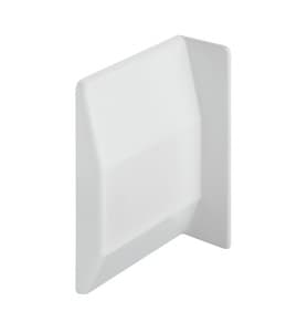 807 Заглушка для мебельного навеса, пластик, белая, правая