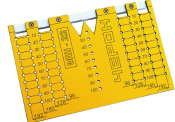 МШ-22 Мебельный шаблон для ручек (96, 128, 160, 192мм)