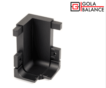 BRD RZ051.03BL внутренний уголок-держатель L GOLA BALANCE черный