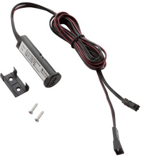 Выключатель инфракрасный (IR) универсальный (на преграду/на взмах руки), черный, 12/24V, 24/48W