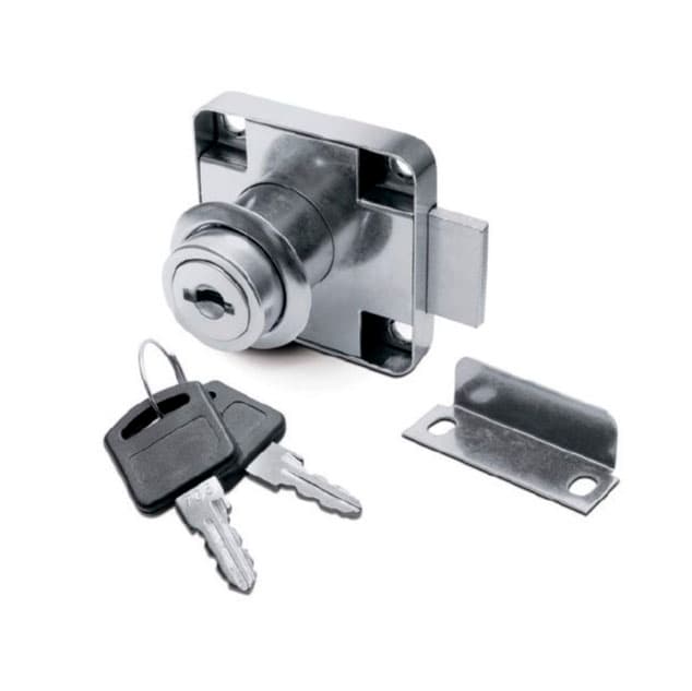 замок мебельный с ответной планкой № 138