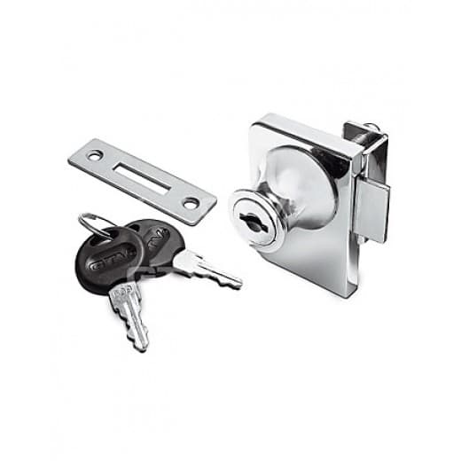 замок для двух стеклянных дверей