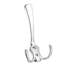 KR 0050 №1 Крючок 3-х рожковый хром