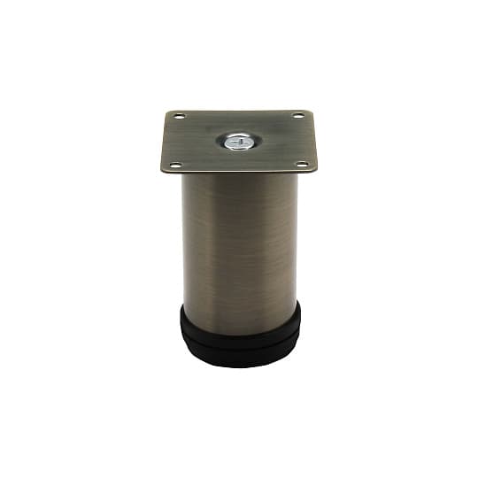 Опора регулируемая круглая h 100 d 50 античная бронза метал/крепление SALE