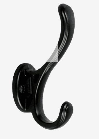 Крючок 2-х рожковый Cappio WAVE черный
