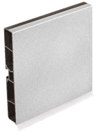 угол 90 H-150 сильвер (алюминий) KORNER