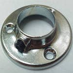 GP 15А Фланец для трубы 25 мм стальной хром