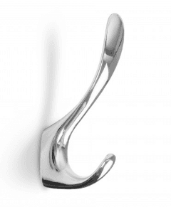 BRD K205CP.9 Крючок OLA 2-х рожковый Хром полированный (заказ)