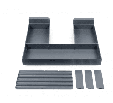 BRD SBH70/GRPH Органайзер для выдвижного мебельного ящика СТАРТ графит (заказ)