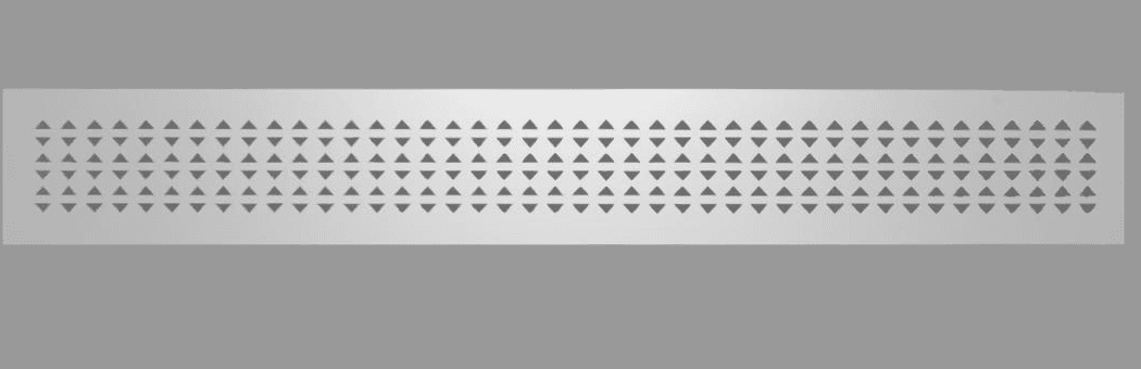 SETE вентиляционная решетка 60*484, алюминий NEW