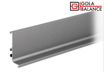 BRD RP051GR.1/000/4100 ручка-профиль L 4100мм GOLA BALANCE графит (заказ)