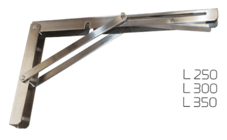 SETE Полкодержатель складной ,L=250.сталь (2 шт) SALE