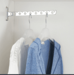 Razzio Вешалка под плечики складная, хром,306*82*34