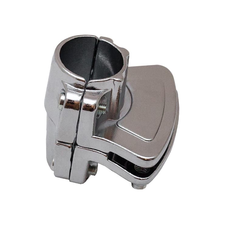 GP 80 Соединитель для трубы и панели односторонний хром