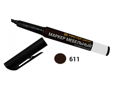 Маркер мебельный спиртовой каштан