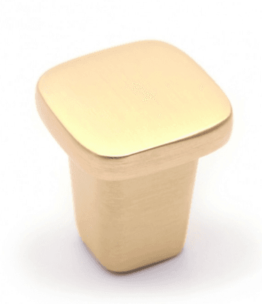 BRD RC022MBSG.4 ручка кнопка GASPAR матовое браш/ сатиновое золото (заказ)