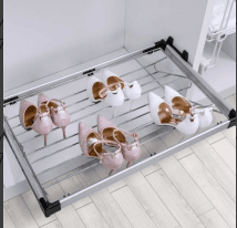 Razzio полка для обуви, алюм/хром, 600 мм, 564*460*155