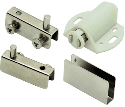 Стеклопетля ручка на 1 дверь хром