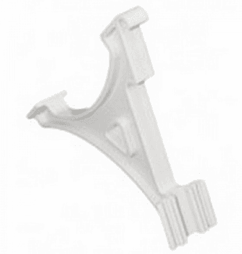 Кронштейн для обувной полки белый