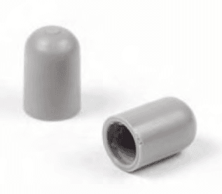 наконечник для сотовых полок металлик