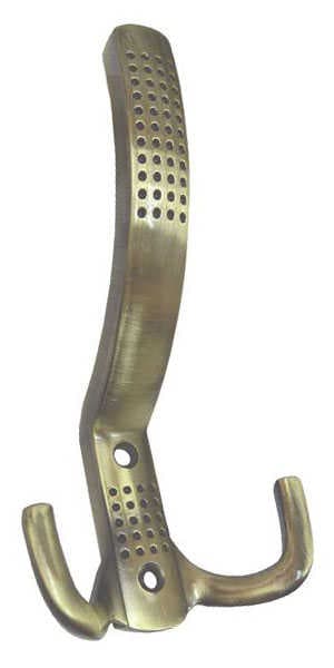 BRD K305AB.6 Крючок 3-х рожковый с перфорацией бронза