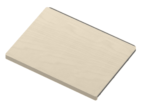 Аристо Полка стационарная, серия 460, L=607, Дерево светлое/металлик (заказ)