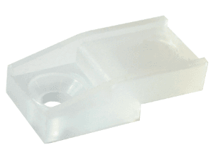 Кляймер прозрачный (накладное стекло/ступенькой)