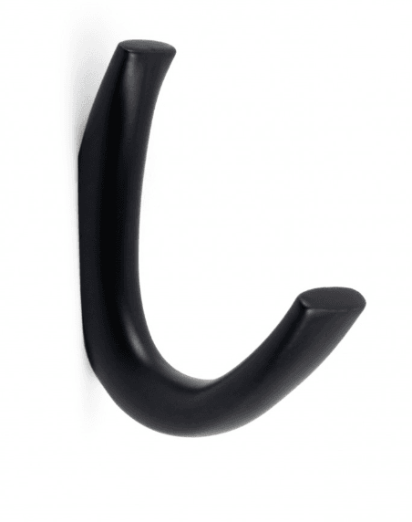 BRD K206BL.10 Крючок 2-х рожковый черный матовый SALE