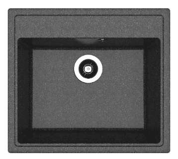 Мойка Dr. Gans Ника 570 прямоугольная черный (заказ) Т