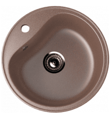 Мойка ULGRAN U-100-307 круглая терракот
