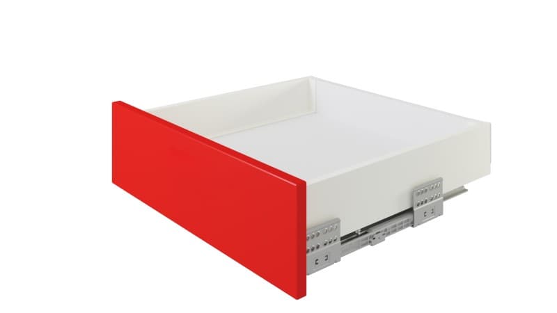 BRD SB38W.1/500 Комплект СТАРТ 86мм PUSH+SOFT (от нажатия + плавное закрывание), белый