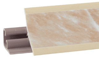 плинтус для столешниц 20*20*3,0 м Оникс бежевый 147/151 MRK 120-1225