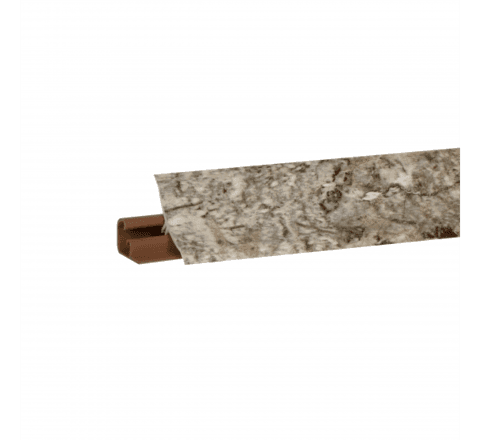 KORNER плинтус для столешниц 20*20*3000мм, LB-231-6086 "Серый мрамор" (фур-ра 6014)