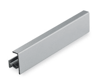 угол 135 H100 светло-серый KORNER