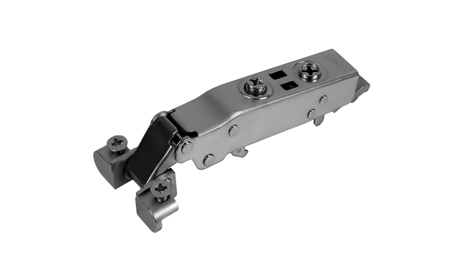 BRD H813A/BN Петля накладная с доводчиком для АЛЮМ профиля EVO FRAME (без планки) (аналог 663)