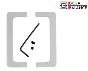 BRD RZ050.01SC заглушки С GOLA BALANCE сатиновый хром (комп. 2шт)