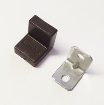 GRANDIS Уголок металлический + накладка 20*20 венге