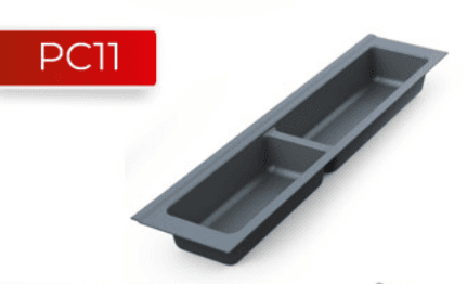 BRD Блок для столовых приборов дополнительный PC11/GRPH/107x430 графит