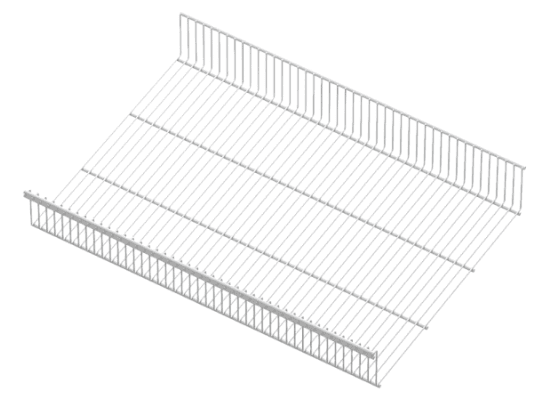 Аристо Полка-корзина серия 460, L=607 БЕЛЫЙ GSA 0335 SALE