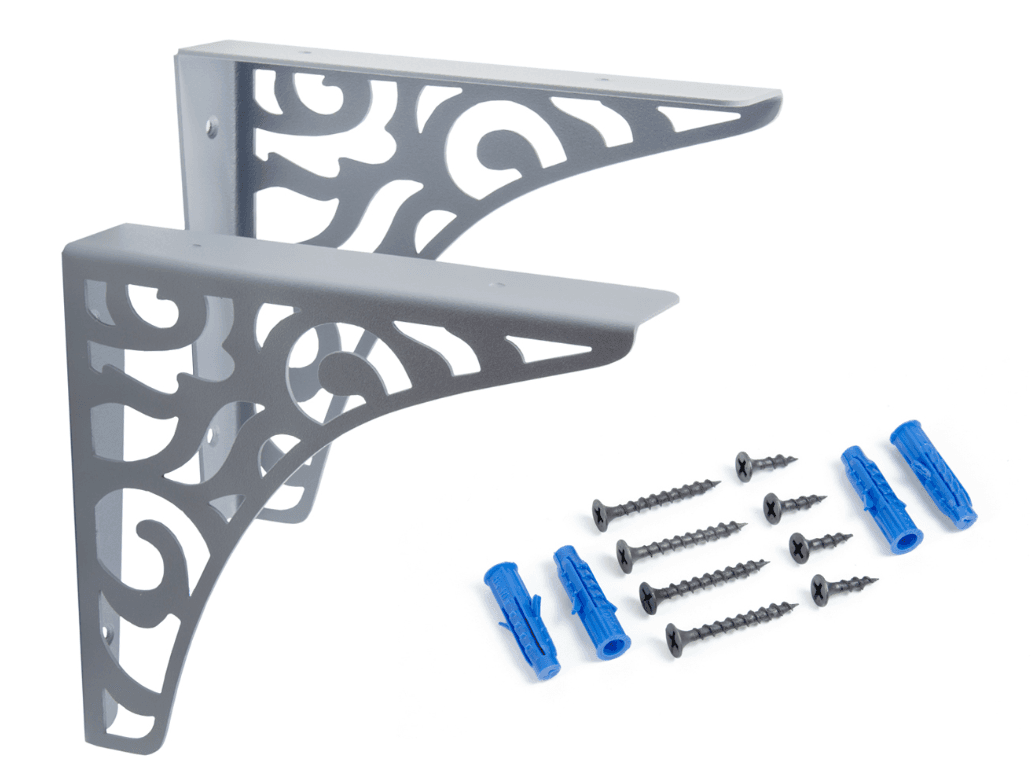 BRD P300GR.4 полкодержатель VINTAGE Серый (комп. 2 шт.) (заказ)