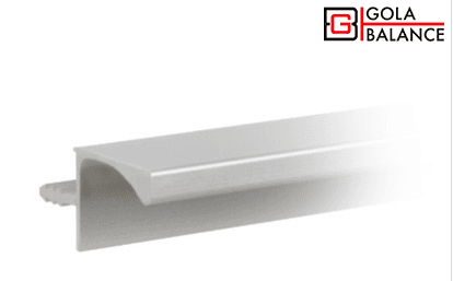 BRD RP052SC.1/000/4100 врезной профиль L 4100мм GOLA BALANCE сатиновый хром