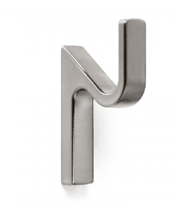 BRD K107BSN.13 Крючок ZIGZAG однорожковый Атласный сатиновый никель (заказ)